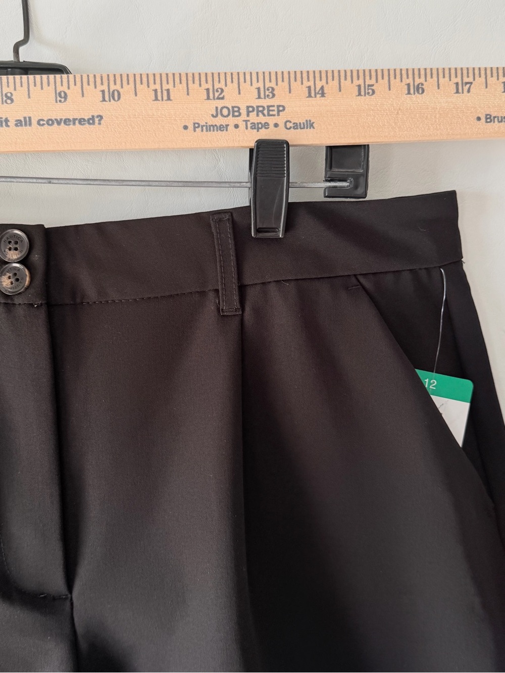 Nautica Jeans Women's Black Shorts Size 12 - Picture 13 of 14